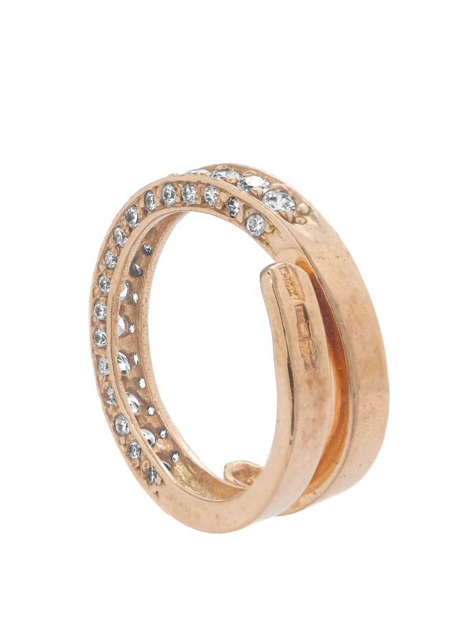 Rausvo aukso žiedas