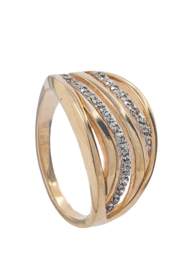 Rausvo aukso žiedas