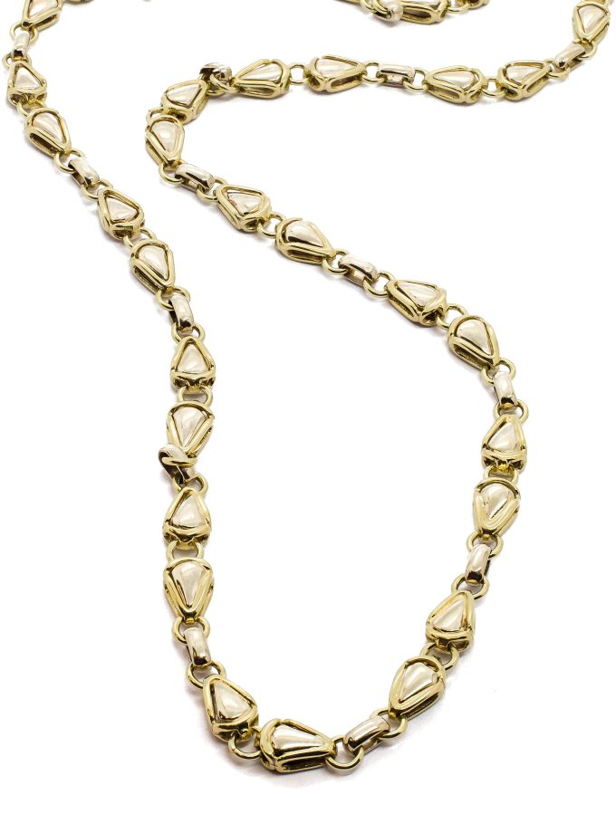 Geltono/žalsvo aukso "Bersani" grandinėlė