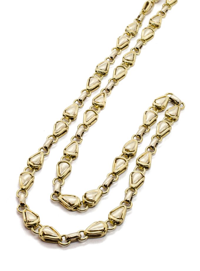 Geltono/žalsvo aukso "Bersani" grandinėlė