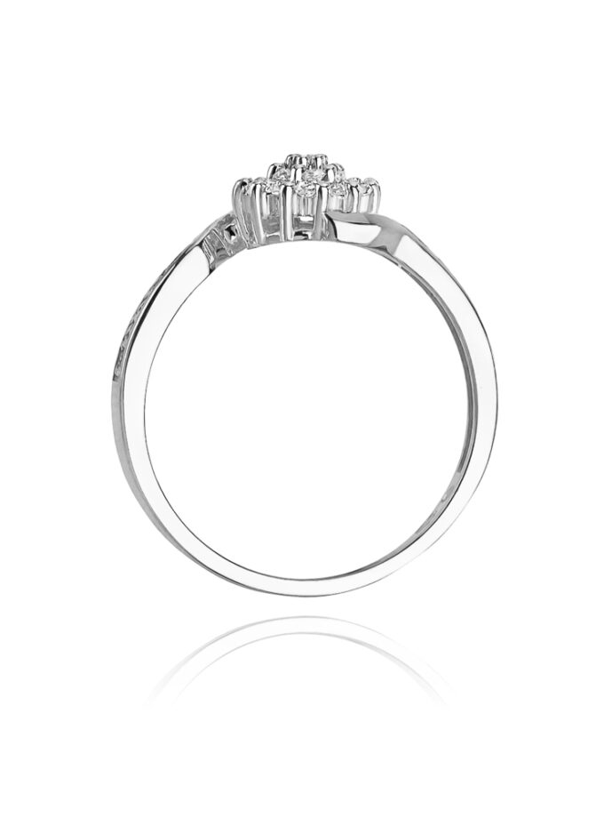 Auksinis žiedas su Deimantais